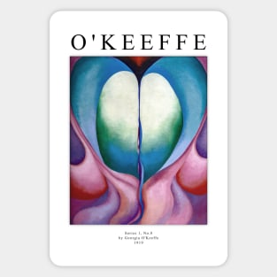 High Resolution Georgia O'Keeffe Painting Series 1 No 8 1919 Sticker